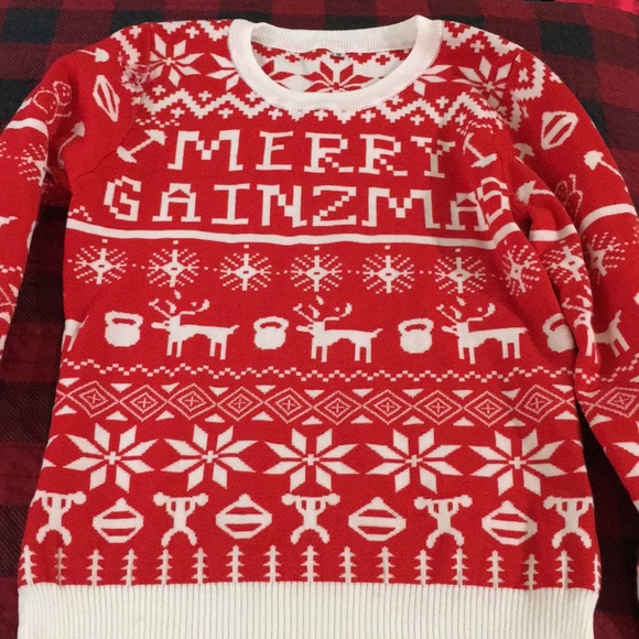 crossfit christmas sweater